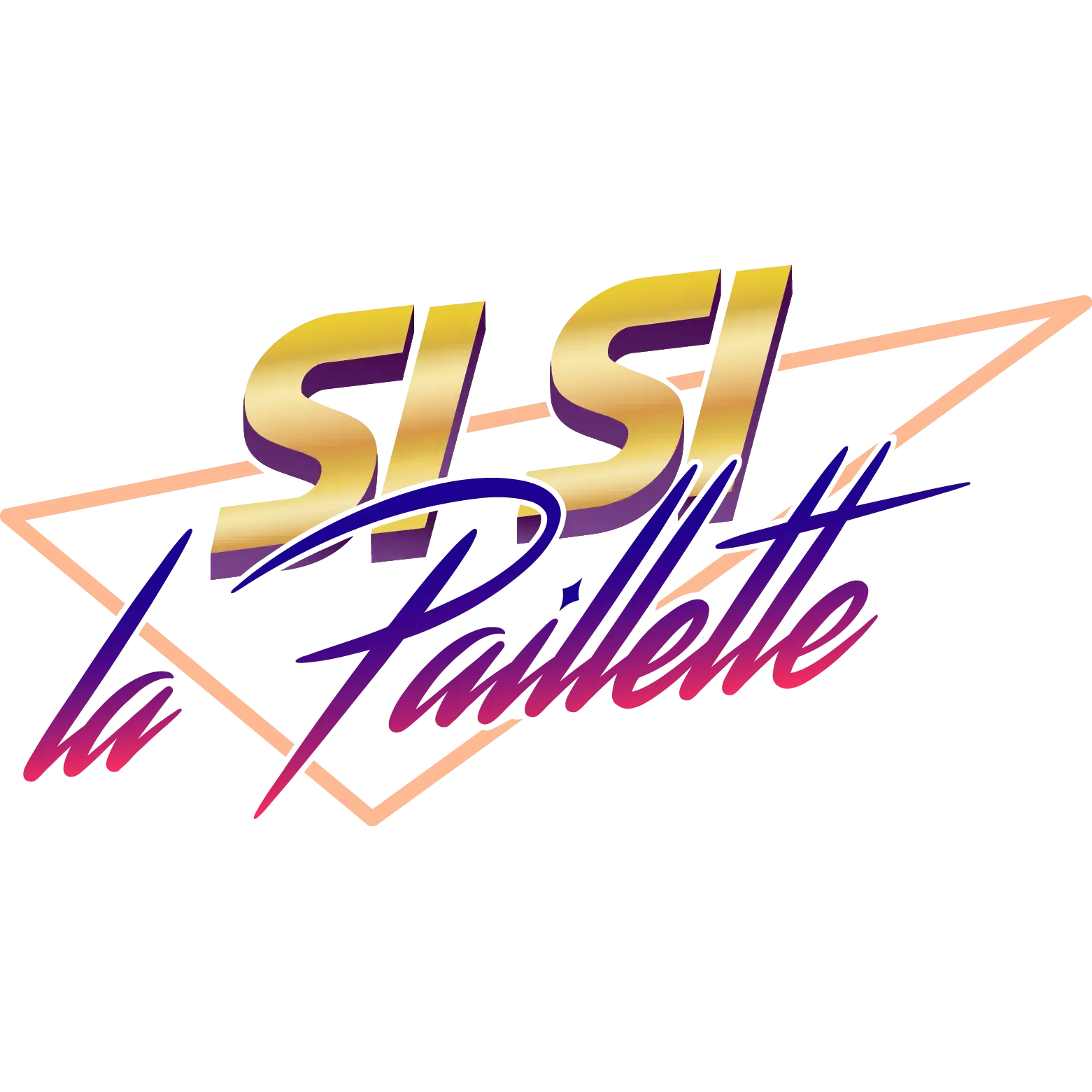 Si si la paillette - Logo