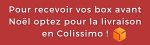 Pour une livraison avant Noel optez pour la livraison en Colissimo !
